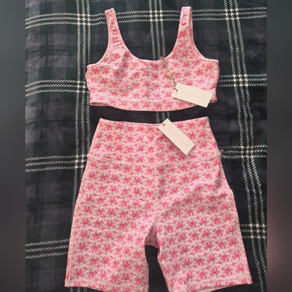 NWT Rose Patch LoveShackFancy BUNDLE Set In Size Medium